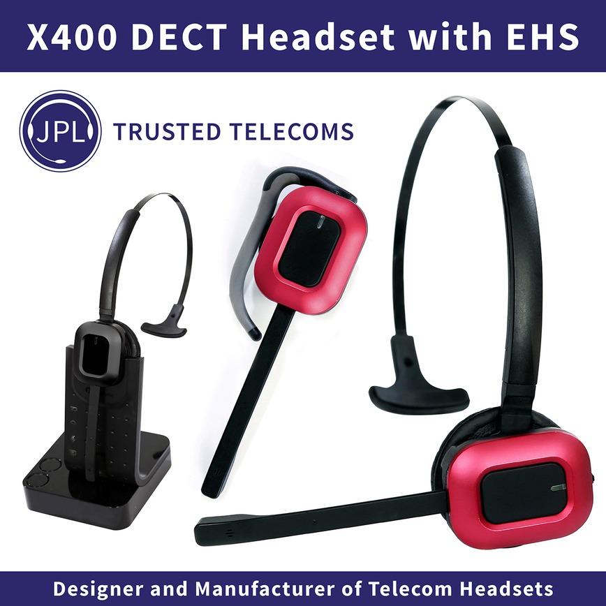 JPL headsets X-400 schnurlos DECT Headset